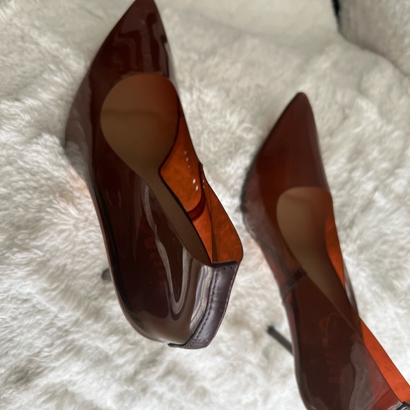 EGO brand stiletto Brown Clear, size 8 - Picture 2 of 4